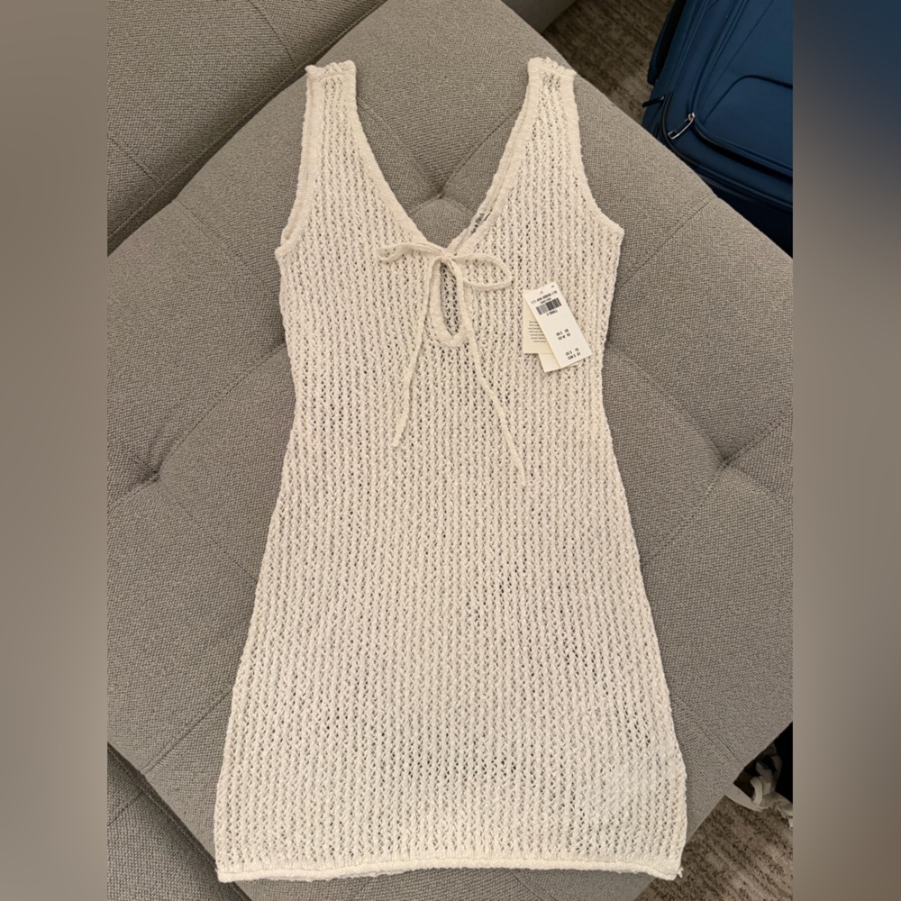NWT Abercrombie crochet mini Swim Cover-Up - Picture 4 of 5